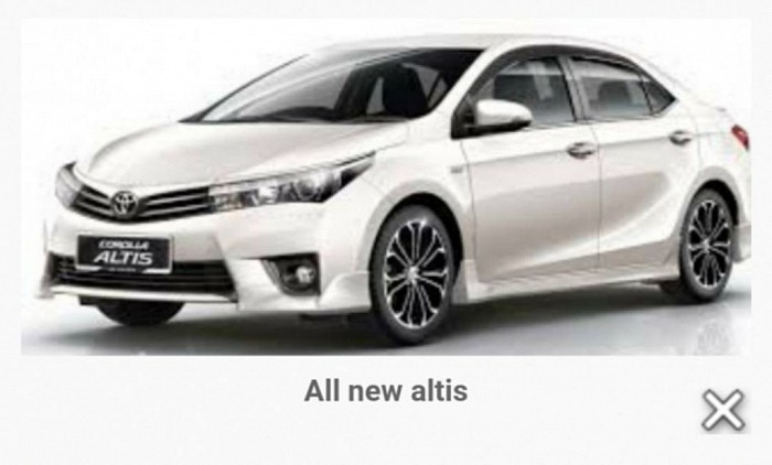 บริการเหมารถ altis ปี 2019 ไปทั่วไทย 24 ชั่วโมง